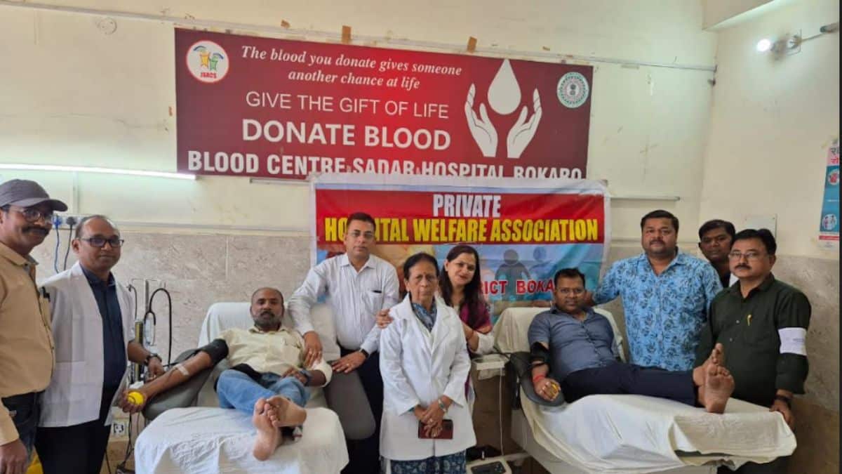 Blood Donation Camp at Sadar Hospital Bokaro